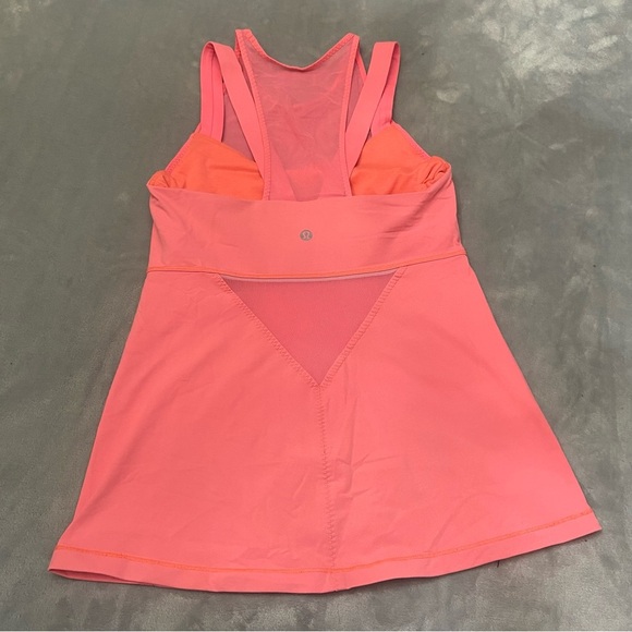 Lululemon Running In The City Tank Top/Grapefruit - 27592 - Picture 4 of 8